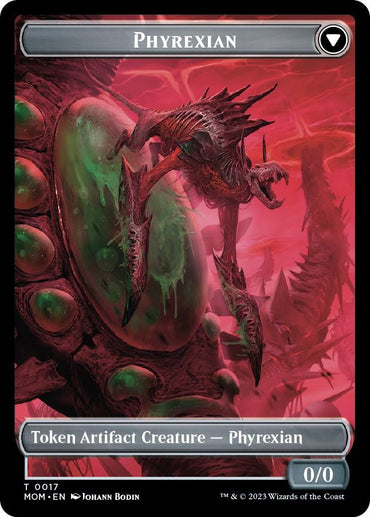 Incubator (0017) // Phyrexian (0017) Double-Sided Token (Back)