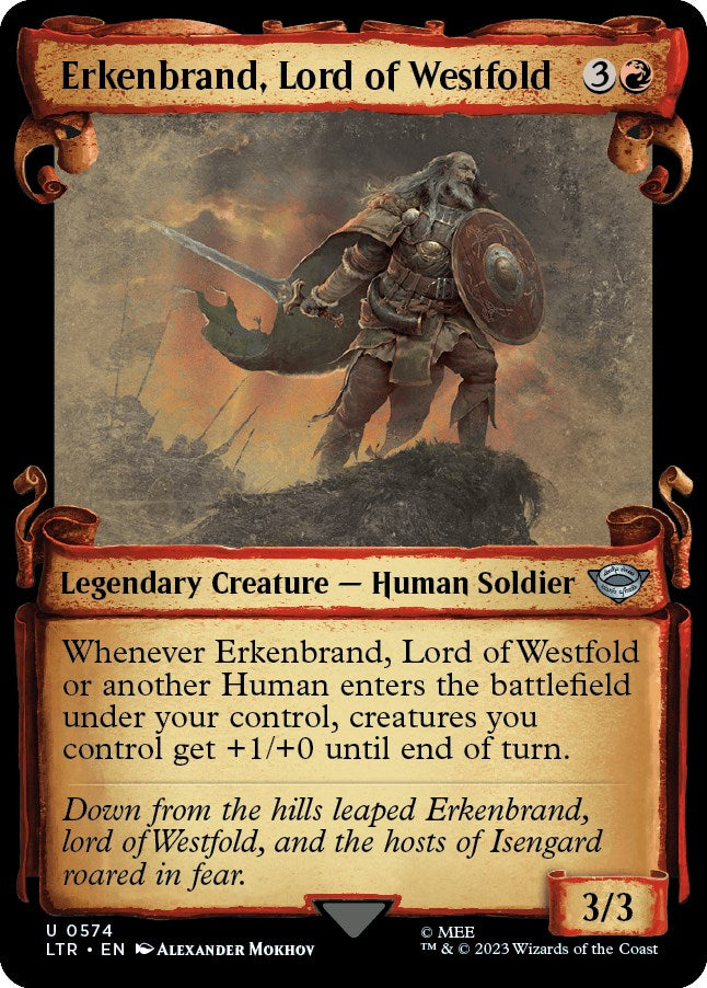 Erkenbrand, Lord of Westfold (Showcase Scrolls)