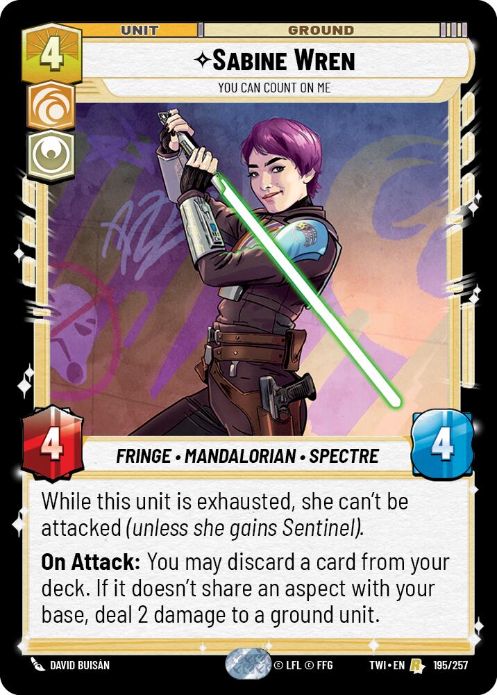 Sabine Wren - You Can Count On Me