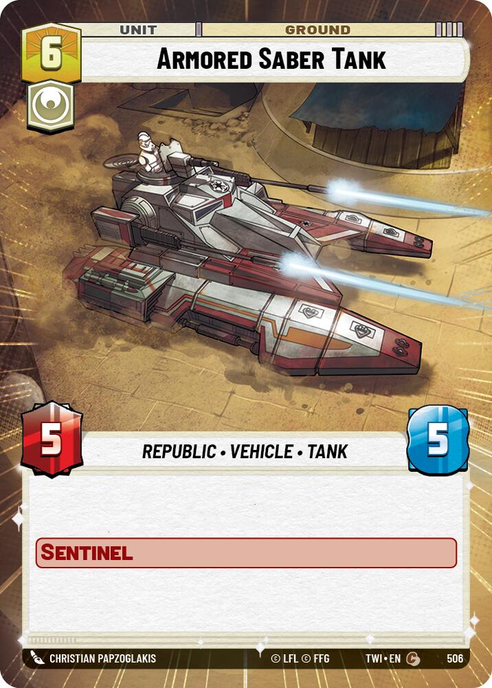 Armored Saber Tank (Hyperspace)