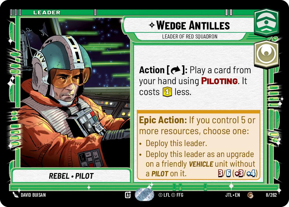 Wedge Antilles - Leader of Red Squadron