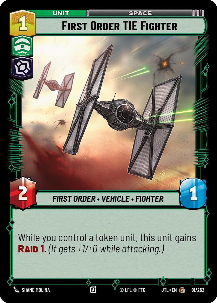 First Order TIE Fighter