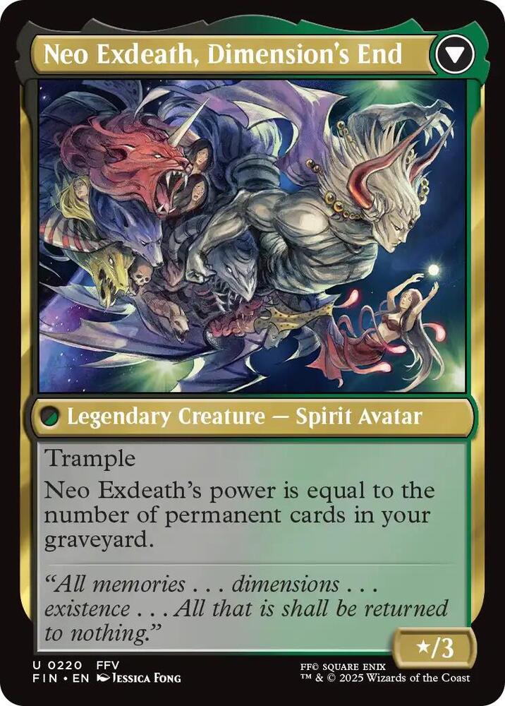 Exdeath, Void Warlock (Back)