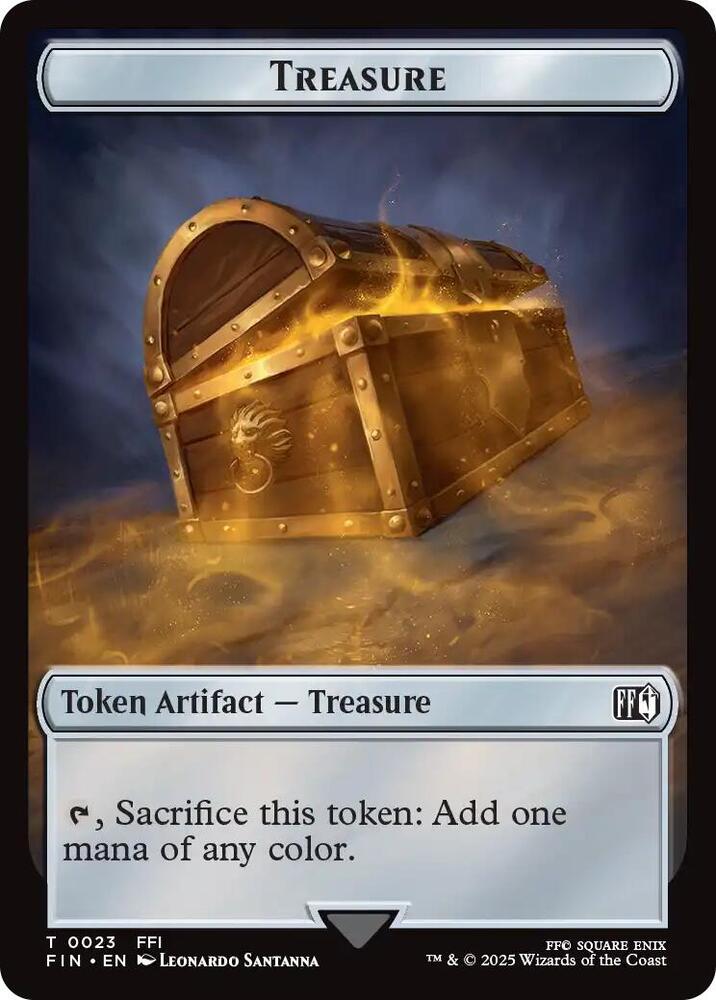 Hero (0002) // Treasure (0023) Double-Sided Token (Back)