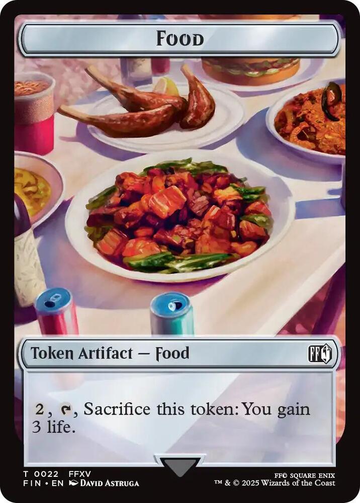 Hero (0003) // Food Double-Sided Token (Back)