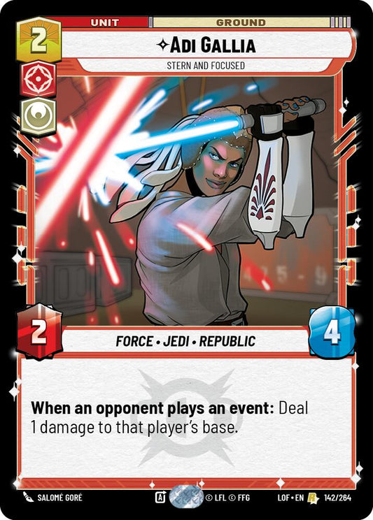 Adi Gallia - Stern and Focused