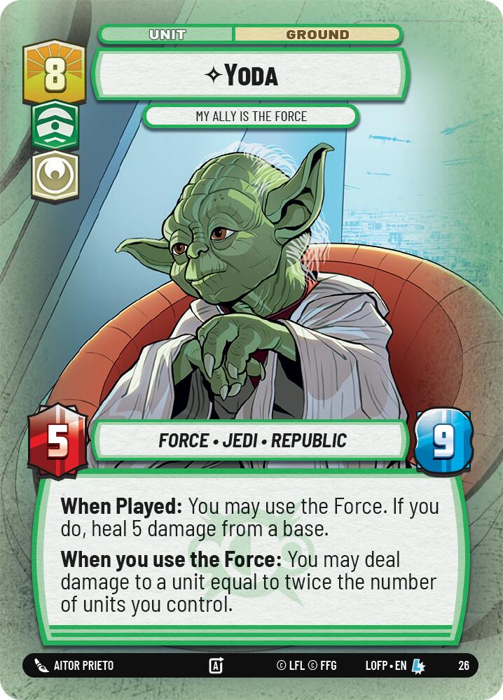 Yoda - My Ally is the Force (Foil)