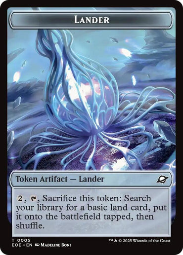 Drone // Lander (0005) Doubled-Sided Token (Back)
