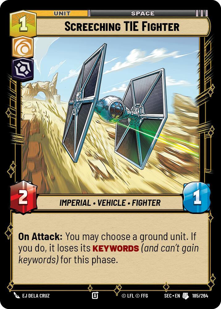 Screeching TIE Fighter