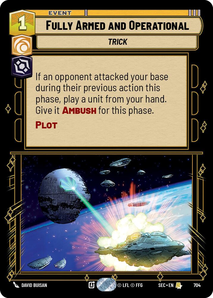 Fully Armed and Operational (Foil)
