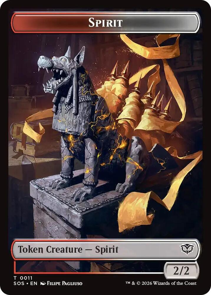 Fractal (0005) // Spirit (0011) Double-Sided Token (Back)