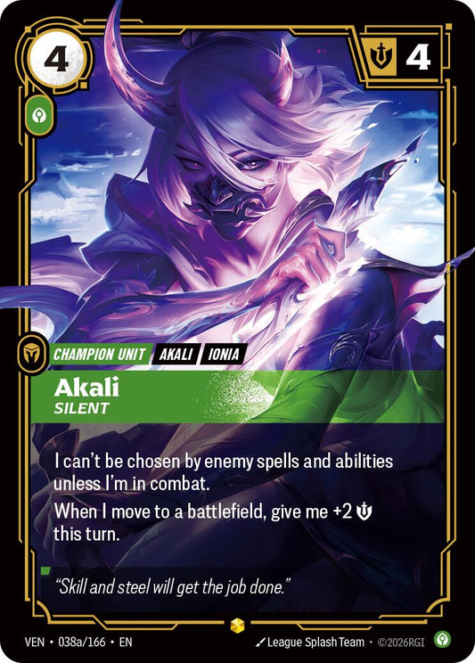 Akali, Silent (Alternate Art)