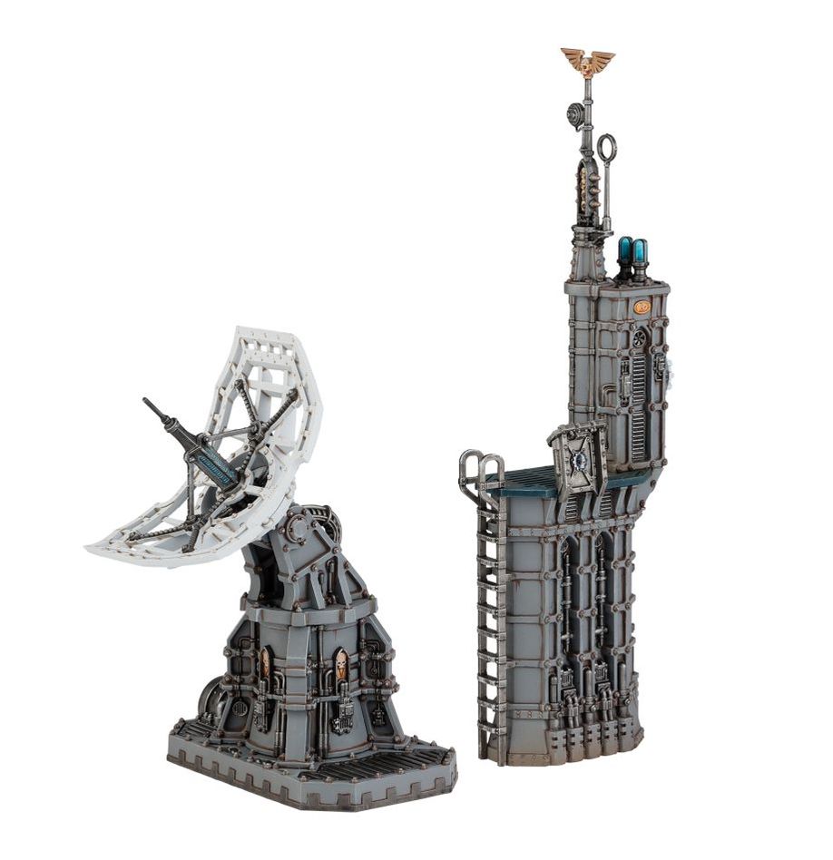 WARHAMMER 40K - BATTLEZONE: FRONTERIS - VOX ANTENNA AND AUSPEX SHRINE