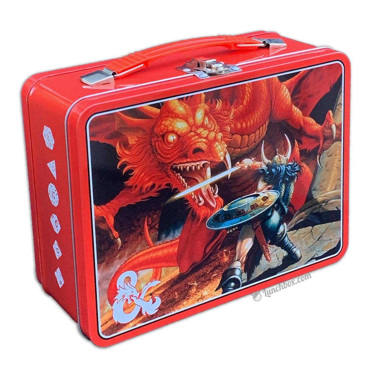 Dungeons & Dragons – Boîte à lunch en métal – Dragon rouge