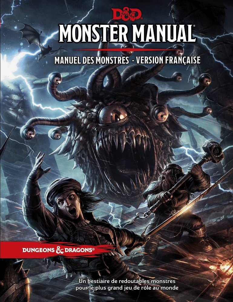DND FRENCH RPG MONSTER MANUAL HC (12) FRENCH EDITION