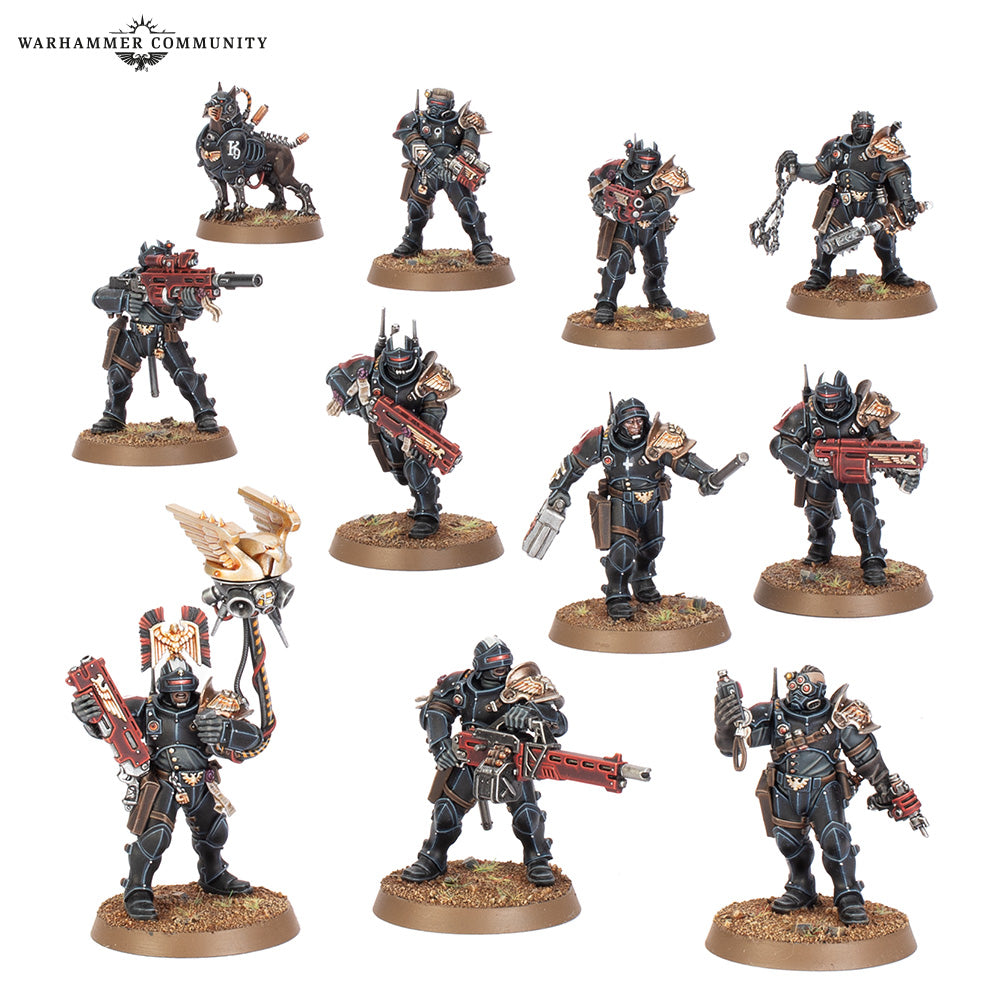 Visuel officiel Games Workshop : Imperial Agents — Exaction Squad