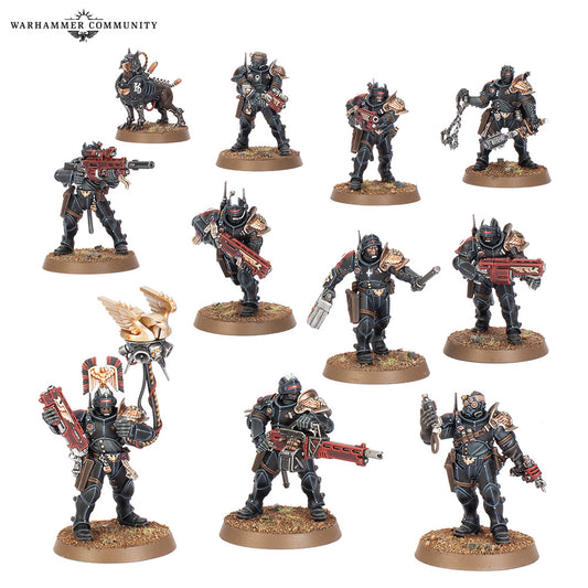 Visuel officiel Games Workshop : Imperial Agents — Exaction Squad