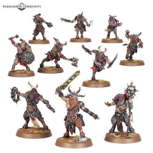 Visuel officiel Games Workshop : Fellgor Beastmen