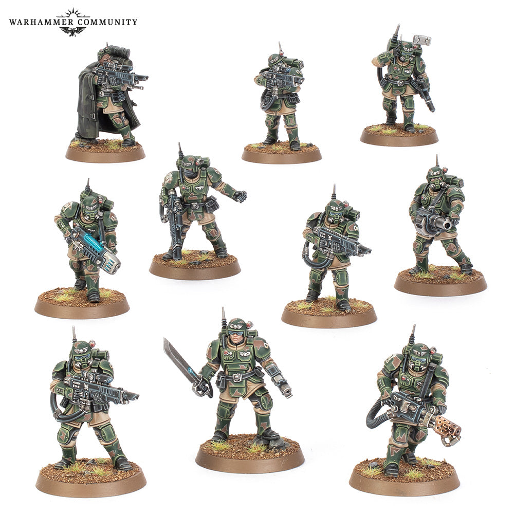 Visuel officiel Games Workshop : Astra Militarum — Kasrkin