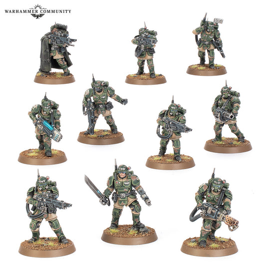 Visuel officiel Games Workshop : Astra Militarum — Kasrkin