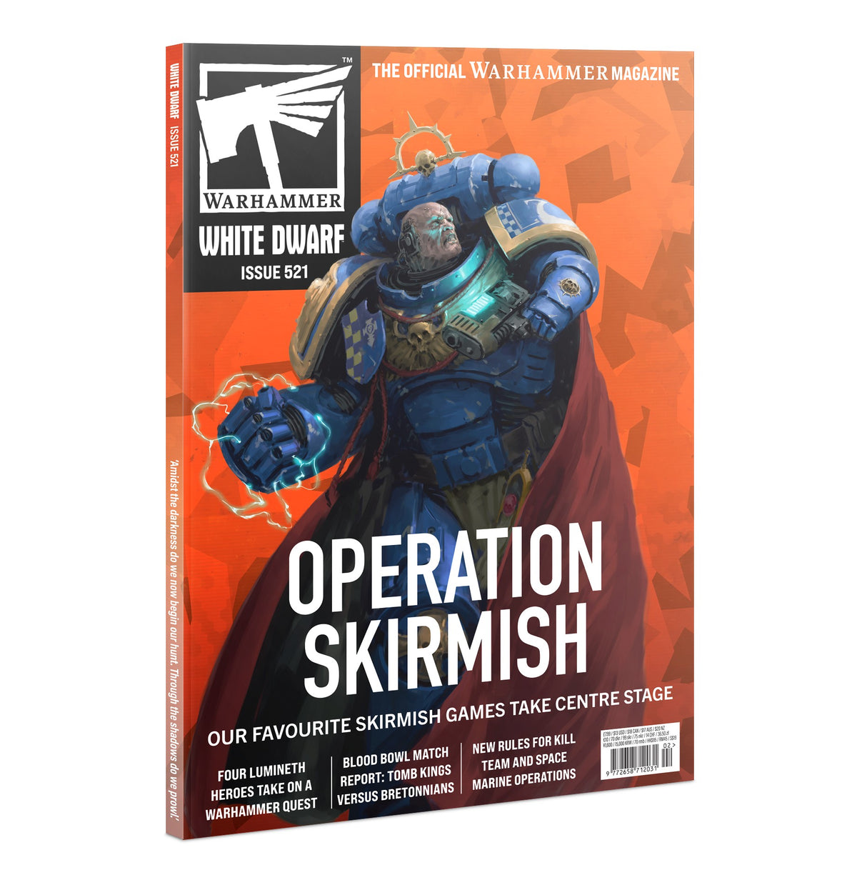 Couverture officielle de White Dwarf — numéro 521 (février 2026)