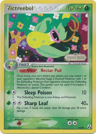 Victreebel (13/92) (Stamped) [EX: Legend Maker]