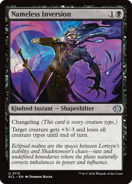 Nameless Inversion [ECL - 113]
