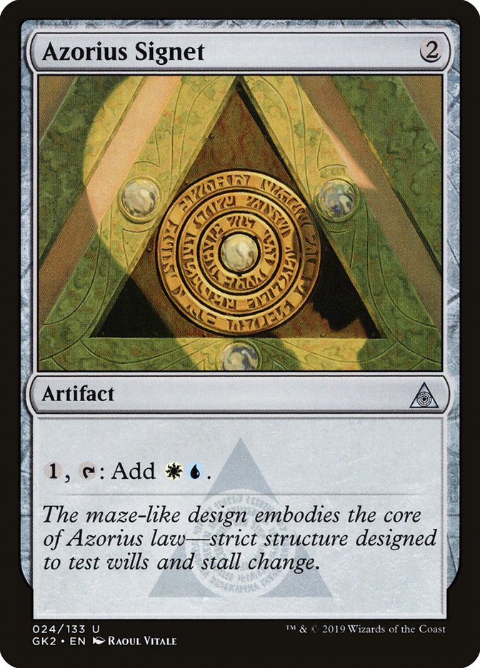 Azorius Signet [Ravnica Allegiance Guild Kit]