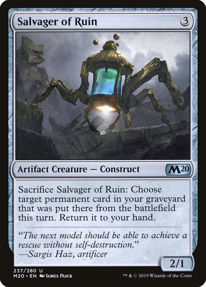 Salvager of Ruin [M20 - 237]