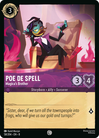 Poe De Spell - Magica's Brother (58/204) [Reign of Jafar]