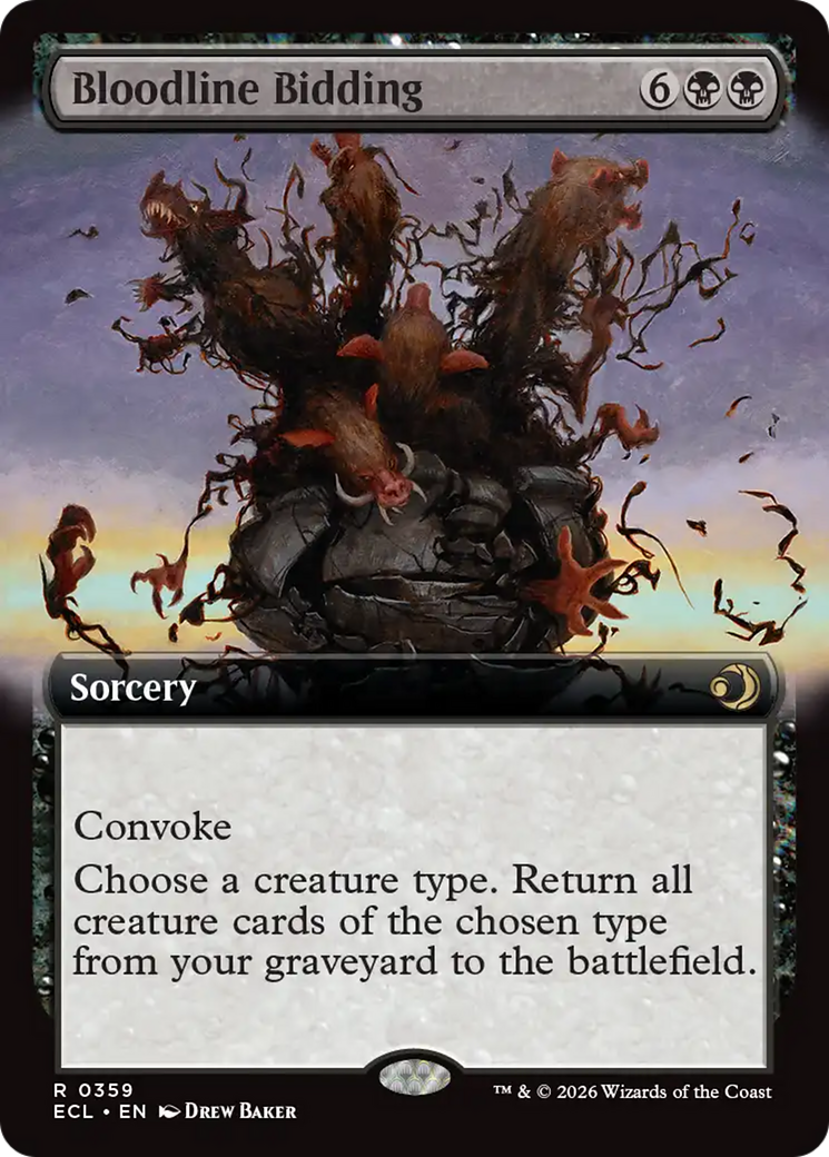 Bloodline Bidding (Extended Art) [ECL - 359]
