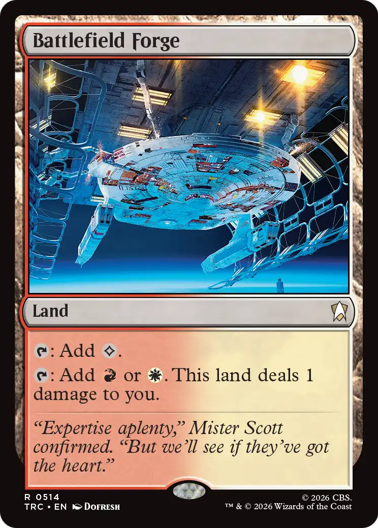 Battlefield Forge (Surge Foil) [Star Trek Commander]