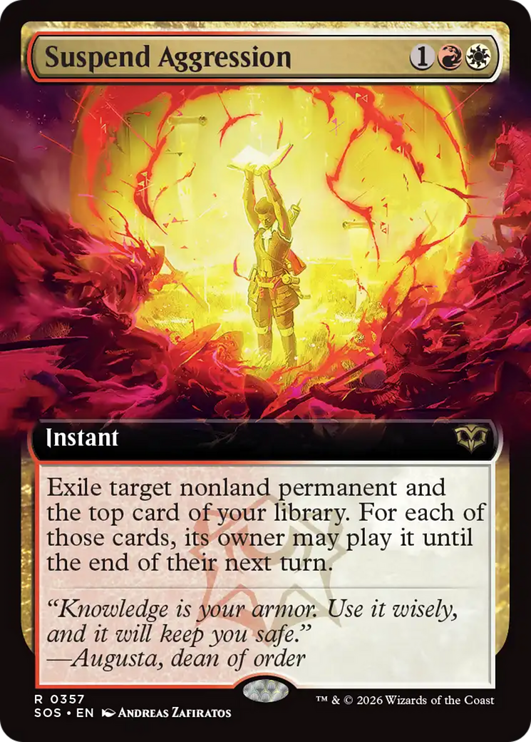 Suspend Aggression (Extended Art) [SOS - 357]
