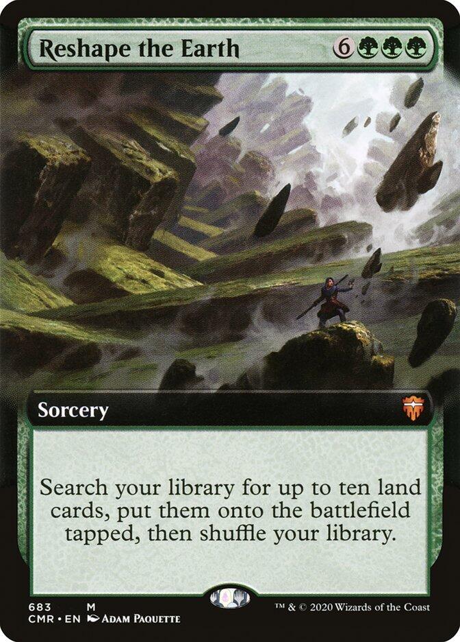 Reshape the Earth (Extended Art)