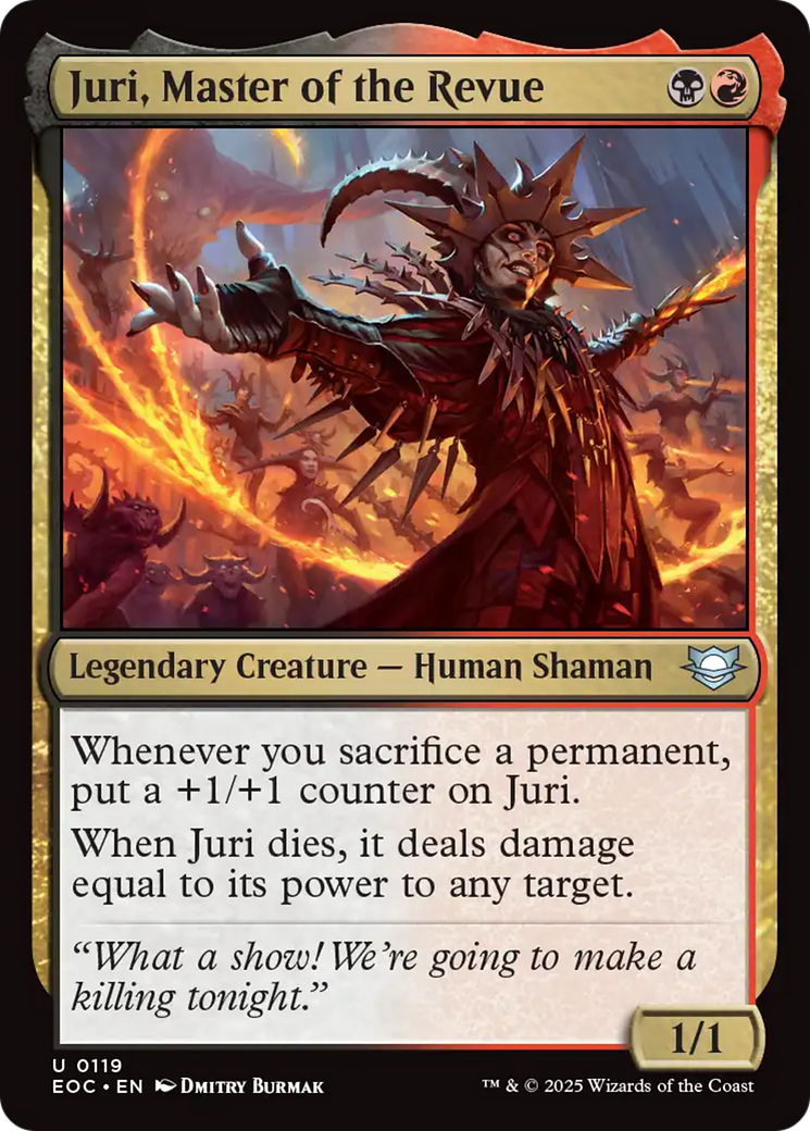 Juri, Master of the Revue [Edge of Eternities Commander]