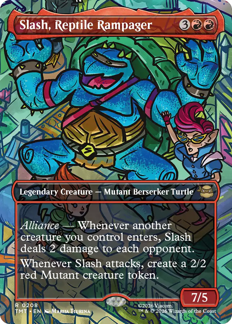 Slash, Reptile Rampager (Borderless) [TMT - 208]