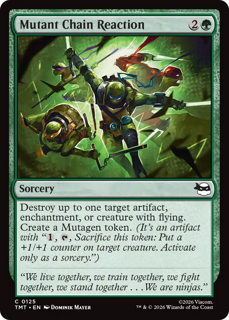 Mutant Chain Reaction [TMT - 125]