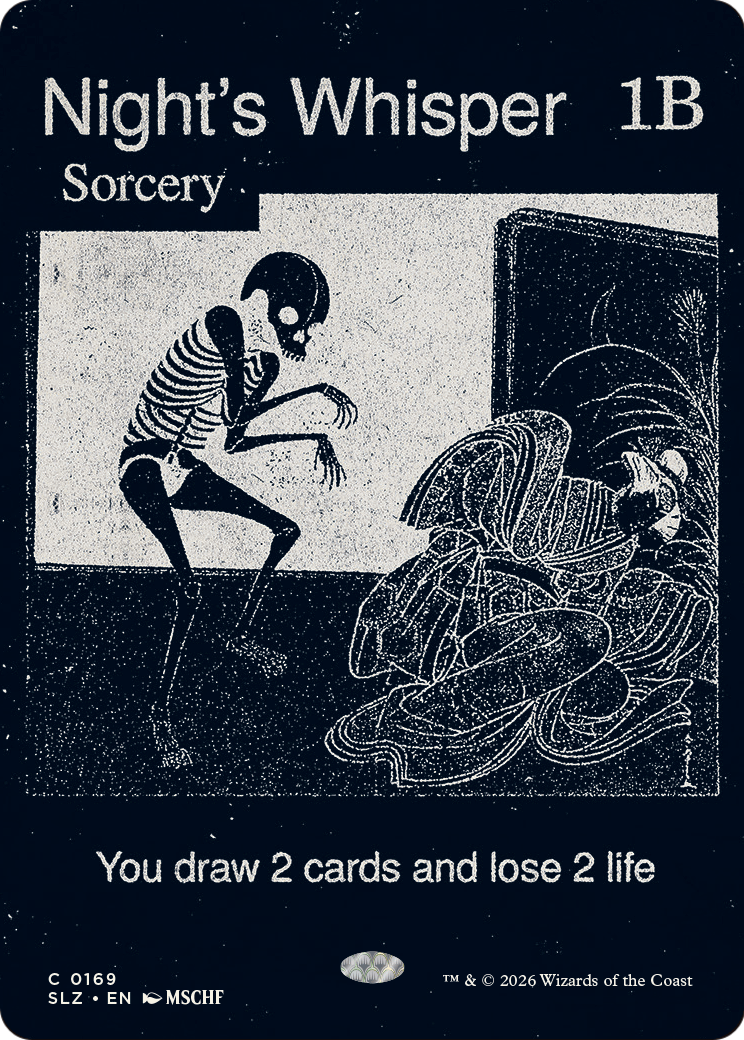 Night's Whisper (0169) [Secret Lair x MSCHF: The Zeta Set]