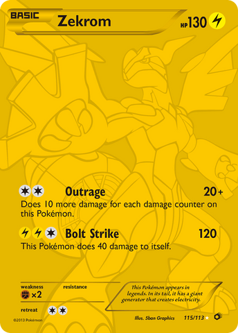 Zekrom (115/113) [Black & White: Legendary Treasures]