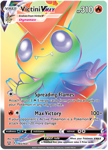 Victini VMAX (165/163) [Sword & Shield: Battle Styles]