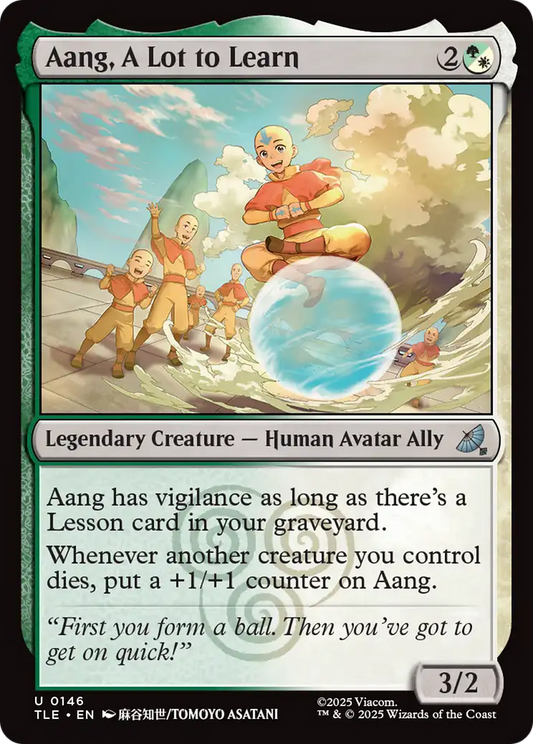 Aang, A Lot to Learn [TLE - 146]