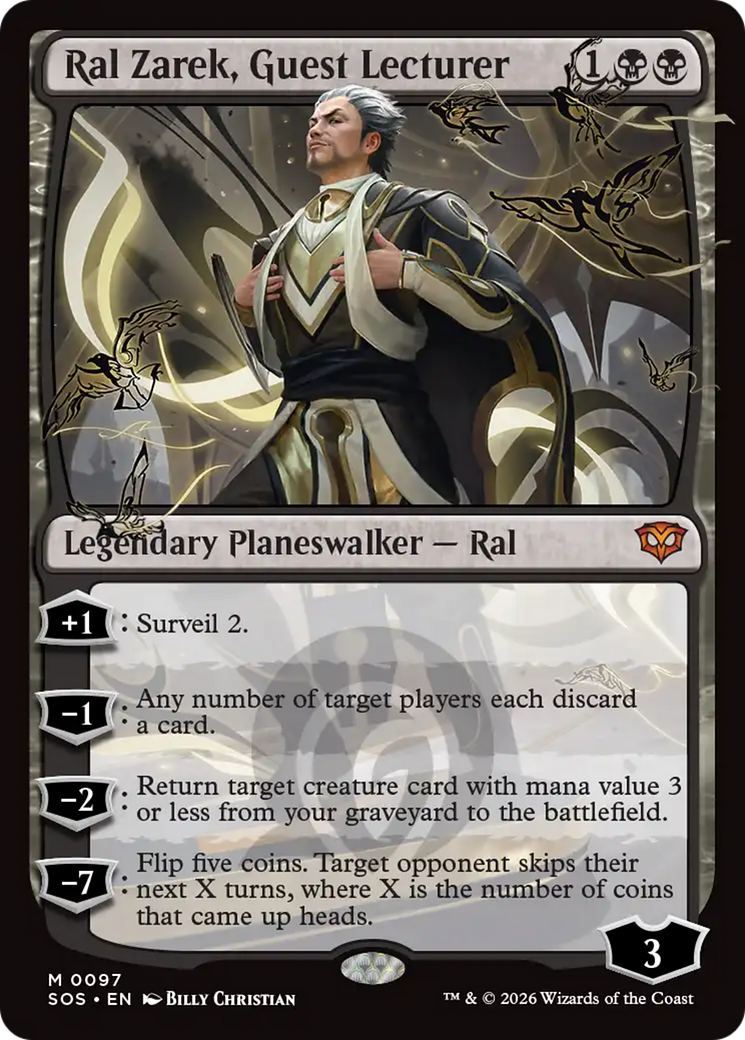 Ral Zarek, Guest Lecturer [SOS - 97]