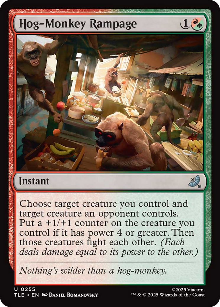 Hog-Monkey Rampage [TLE - 255]