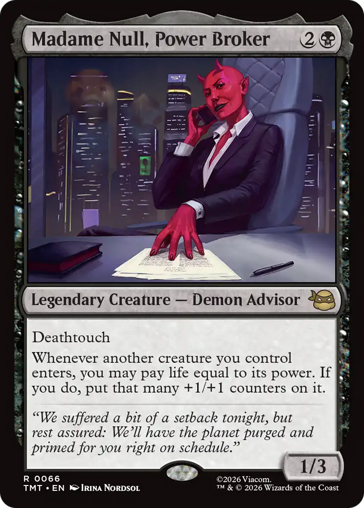 Madame Null, Power Broker [TMT - 66]