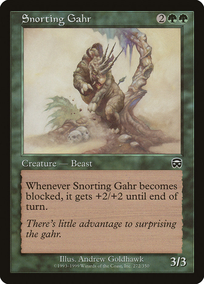 Snorting Gahr [MMQ - 272]