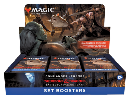 Commander Legends: Battle for Baldur's Gate - Set Booster Display