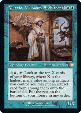 Muzzio, Visionary Architect (Retro Frame)