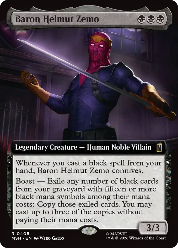 Baron Helmut Zemo (Extended Art) [MSH - 405]
