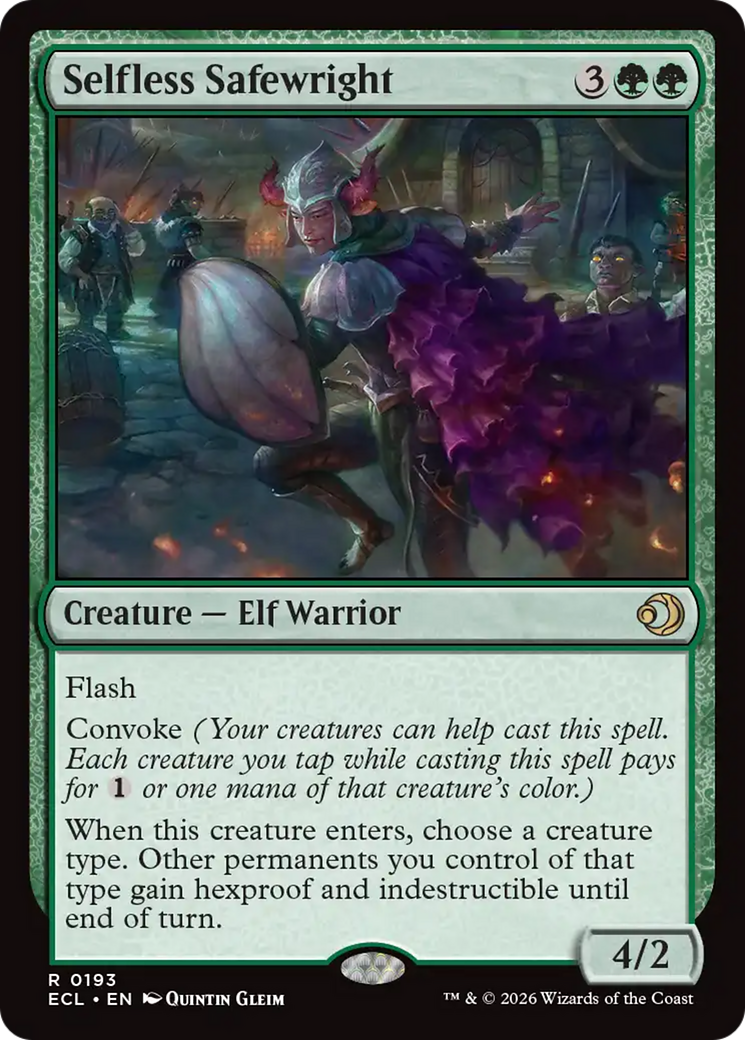 Selfless Safewright [ECL - 193]