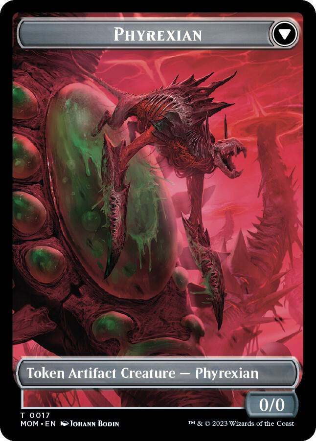 Incubator (0017) // Phyrexian (0017) Double-Sided Token (Back)